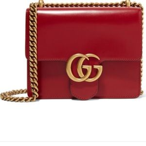 Gucci GG Marmont Small Leather bag RED